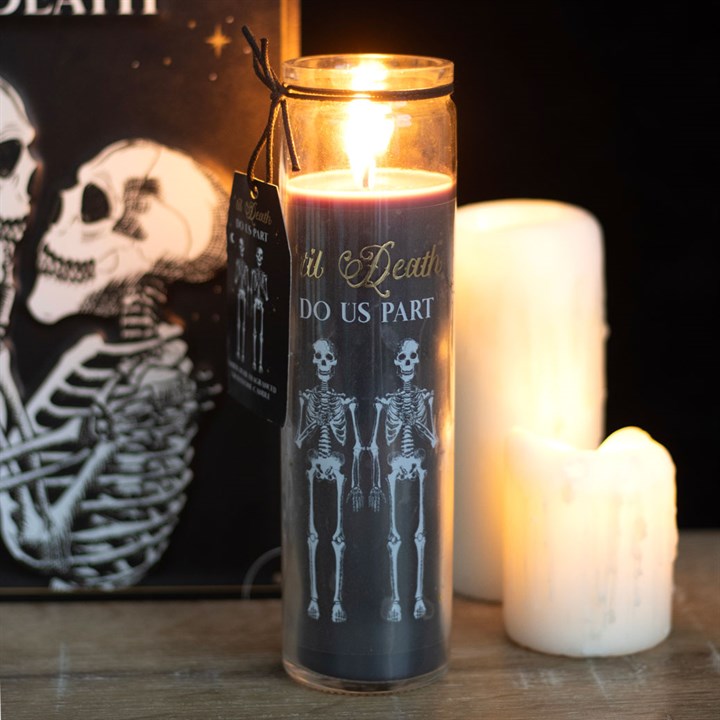 Til Death Do Us Part Amber Noir Tube Candle 4 S03723356 14