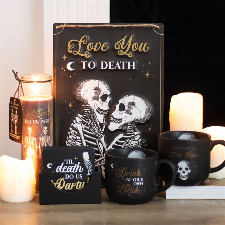 Til Death Do Us Part Amber Noir Tube Candle 5 S03723356 15