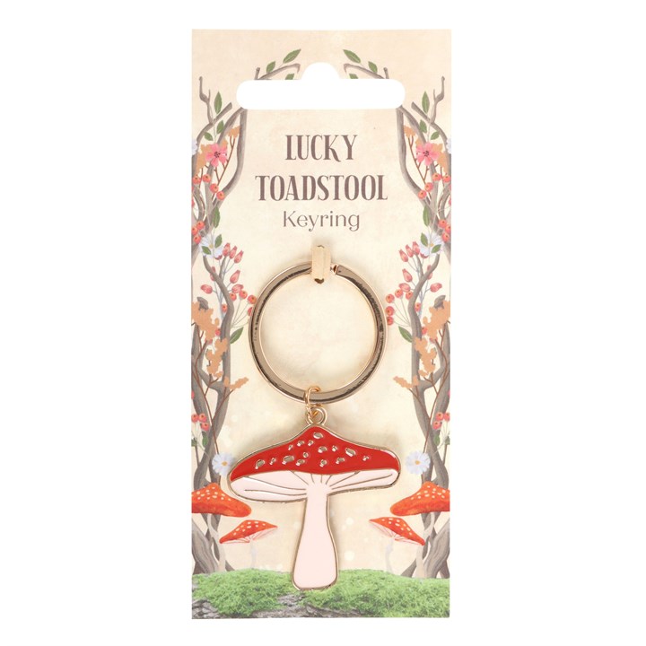 Lucky Toadstool Keyring 1 Lucky Toadstool Keyring