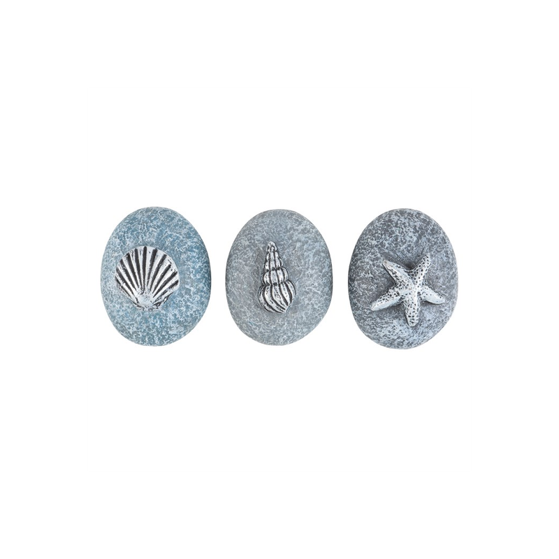 Set of 36 Resin Pebble Ornaments in Display 3 S03723421 13