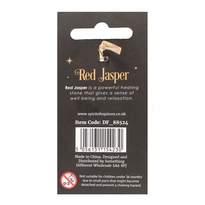 Red Jasper Crystal Mushroom Keyring 2 S03723449 12