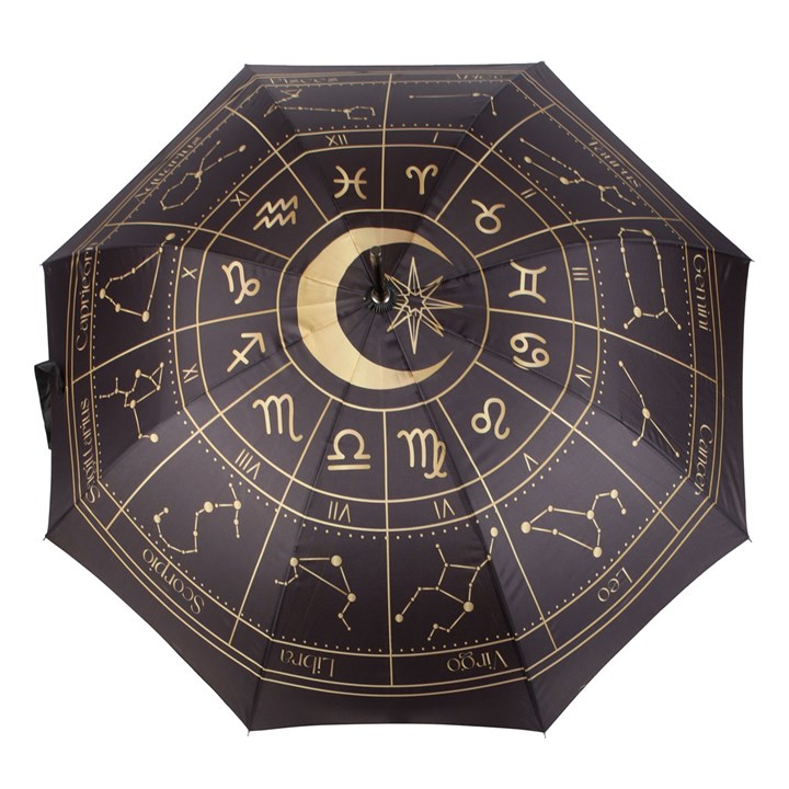 Black Astrology Wheel Umbrella 2 S03723576 12