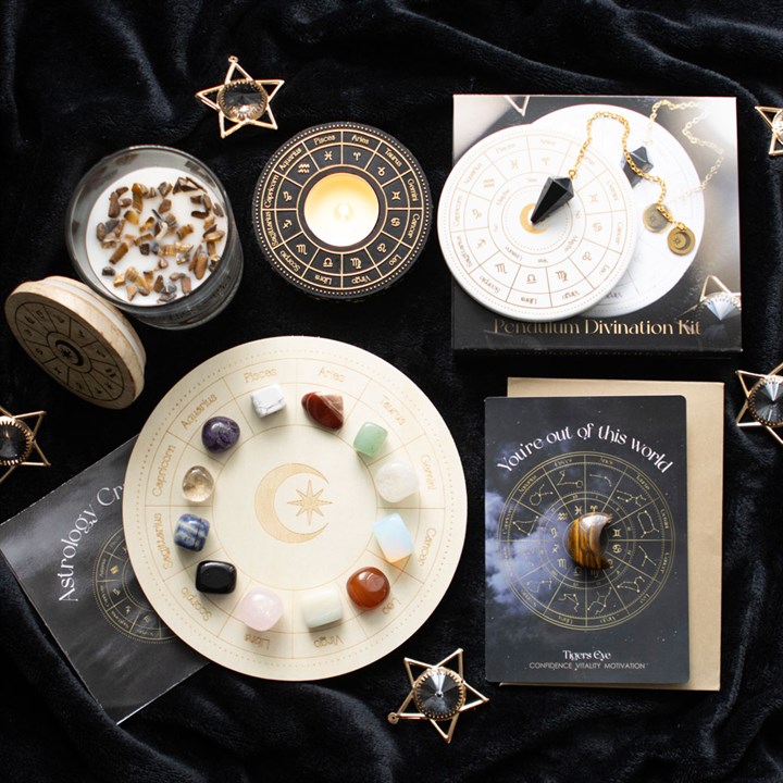 Out Of This World Tiger's Eye Crystal Moon Greeting Card 5 S03723579 15