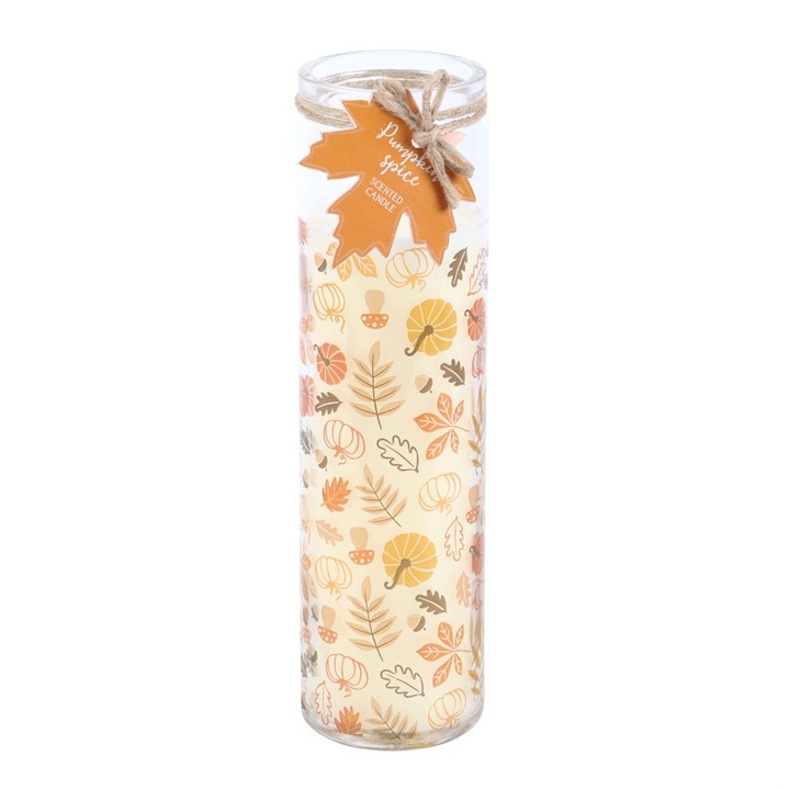 Autumn Leaves Pumpkin Spice Tube Candle 1 Autumn Leaves Pumpkin Spice Tube Candle