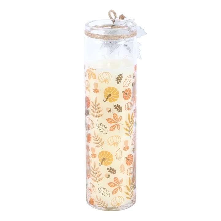 Autumn Leaves Pumpkin Spice Tube Candle 2 S03723605 12