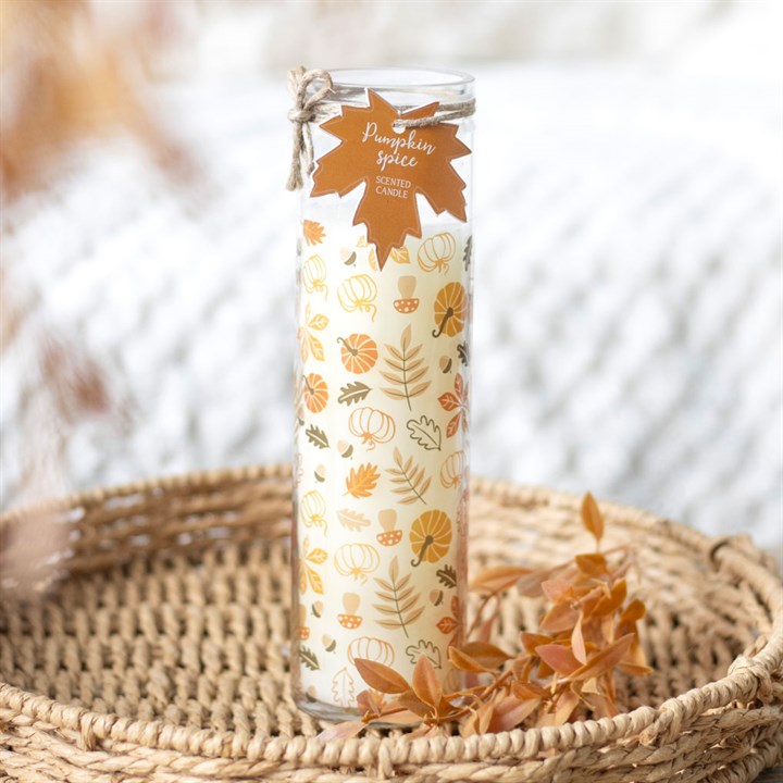 Autumn Leaves Pumpkin Spice Tube Candle 4 S03723605 14
