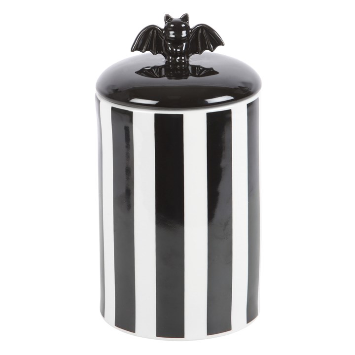 Striped Bat Storage Jar 1 Striped Bat Storage Jar