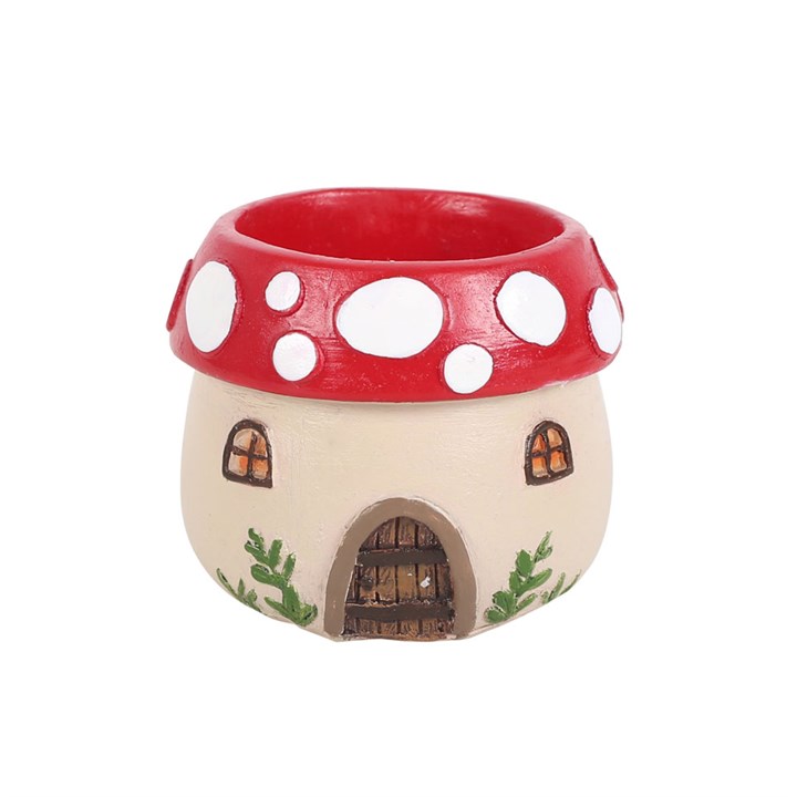 Mushroom House Resin Tealight Holder 2 S03723692 12