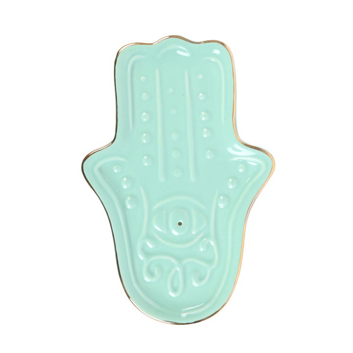 Blue Hamsa Hand Incense Stick Holder 2 S03723763 12