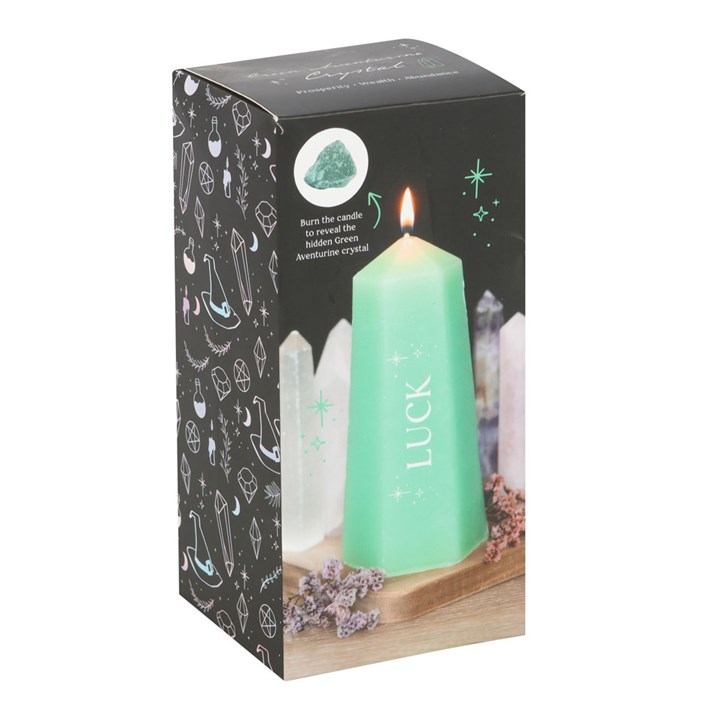 Luck Crystal Candle with Rough Green Aventurine 4 S03723953 14