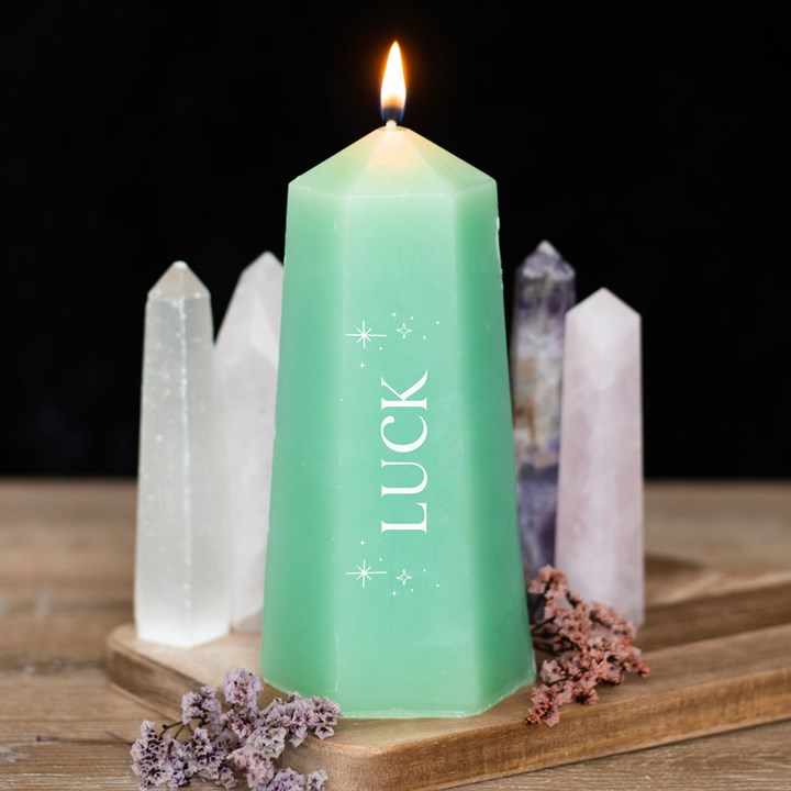 Luck Crystal Candle with Rough Green Aventurine 5 S03723953 15