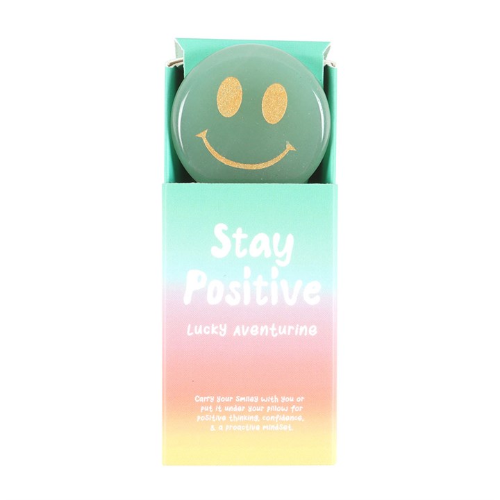 Stay Positive Aventurine Happy Face Crystal 1 Stay Positive Aventurine Happy Face Crystal