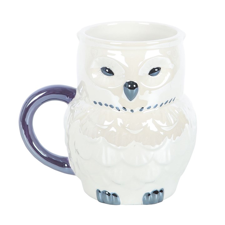 Owl Shaped Iridescent Mug 1 Owl Shaped Iridescent Mug