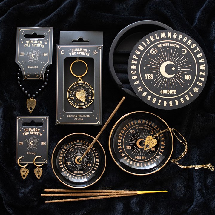 Black Talking Board Incense Holder 6 SM 240255