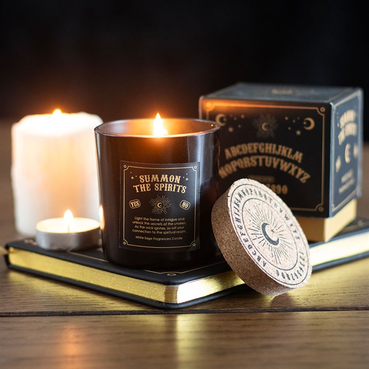 Summon the Spirits Talking Board White Sage Candle 1 Summon the Spirits Talking Board White Sage Candle