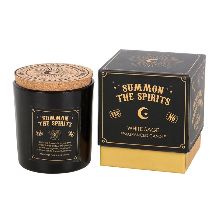 Summon the Spirits Talking Board White Sage Candle 2 SM 241251