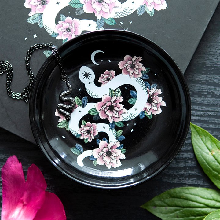 Floral Snake Trinket Dish 1 Floral Snake Trinket Dish