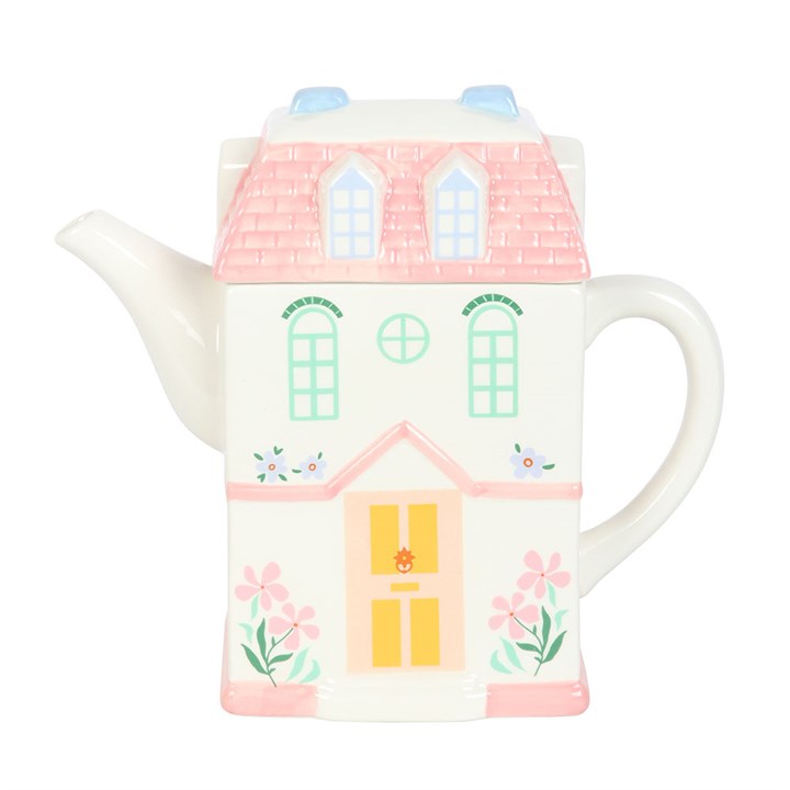 Pastel House Shaped Teapot 2 SW 282251