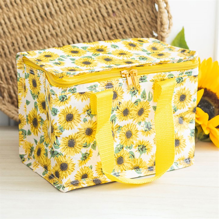 Sunflower Print Lunch Bag 1 Sunflower Print Lunch Bag