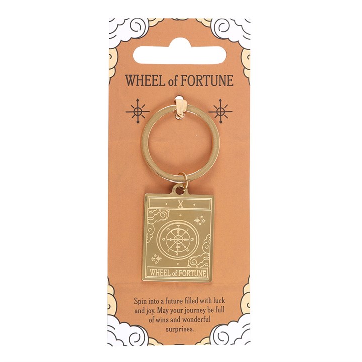 The Wheel of Fortune Vintage Tarot Keyring 2 VT 098261