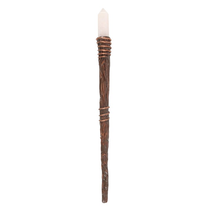 Thin Energy Clearing Aura Quartz Crystal Wand 2 WA 309251