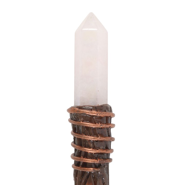 Thin Energy Clearing Aura Quartz Crystal Wand 3 WA 309252
