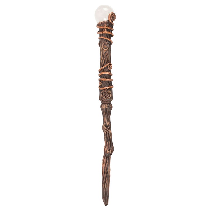 Energy Clearing Aura Quartz Crystal Wand with Pouch 4 WA 313253